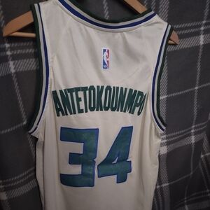 ***SOLD*** Giannis Antetokounmpo Cream City Jersey